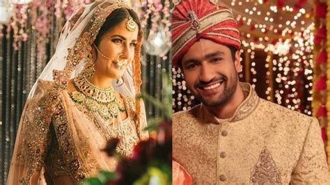 Katrina Kaif Vicky Kaushal Married Check Out The First Glimpse Of The