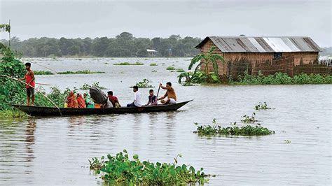 Assam Flood Situation Grim 59 Lives Lost 33 Lakh Affected