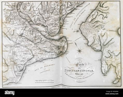 Carte De Constantinople Clarke Edward Daniel 1816 Stock Photo Alamy