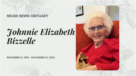 Obituary: Johnnie Elizabeth Bizzelle — Neuse News