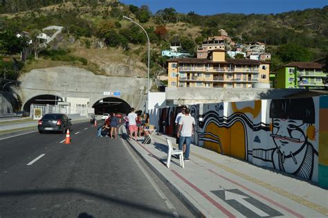 Grafites Dão Colorido à Paisagem De Niterói No Túnel Charitas Cafubá Jornal O São Gonçalo On Line