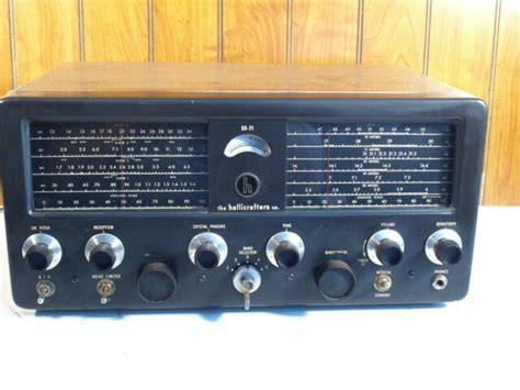 Vintage 1950s Hallicrafters Sx 71 Multi Band Radio Receiver Ebay