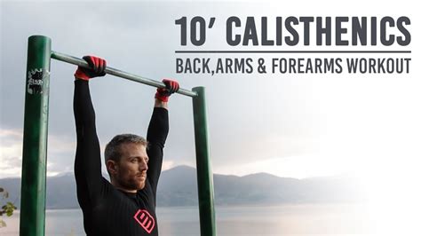 10 Calisthenics Ladder Routine Back Arms And Forearms Workout Youtube
