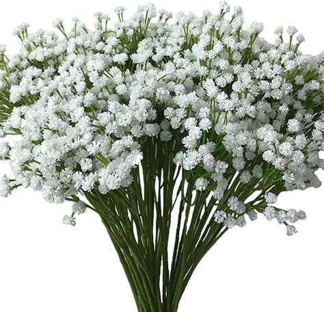 Aydamir Barsukov Artificial Baby Breath Gypsophila Flowers White