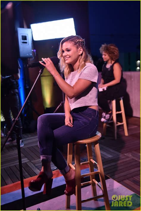 Photo Olivia Holt Performs Live At Just Jared Jr Disney Mix Launch