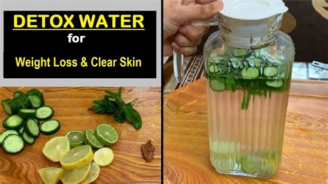 Detox Water For Weight Loss And Clear Skin Ll No Diet No Exercise