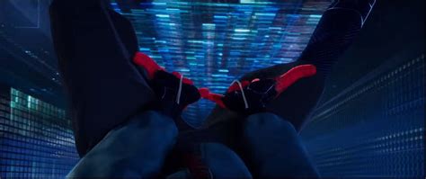 Miles Morales Into The Spider Verse Falling Scene