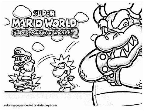 Super Mario Christmas Coloring Pages At Free