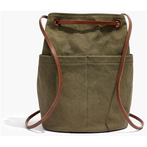 Madewell The Convertible Canvas Backpack 68 Liked On Polyvore Featuring Bags Backpacks