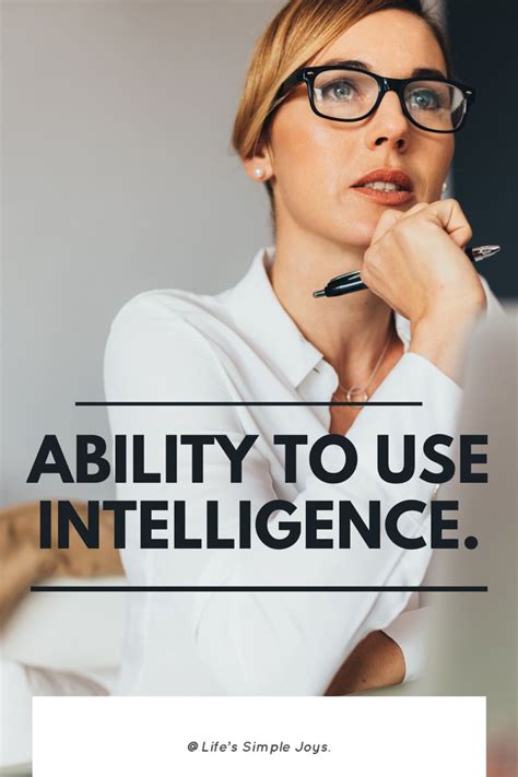 Ability To Use Intelligence Personal Growth How To Become Smarter