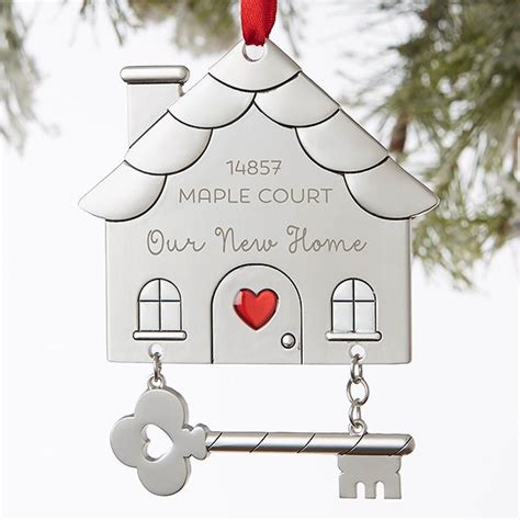 Personalized Christmas Tree Ornament New Home Our First Home Ornament