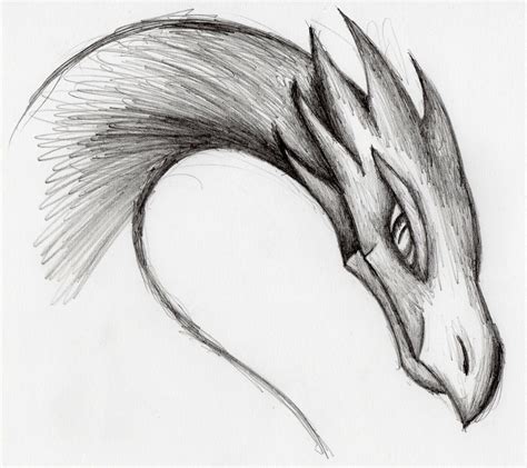 Here's a tutorial for drawing a profile of a dragon head. Dragon drawing by otto720 on DeviantArt