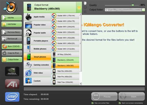 Connection run this powerful android data recovering software on your mac computer, and then connect your blackberry key2 device to computer via the usb cable. Download Free Blackberry Audio & Video Converter | IQmango ...