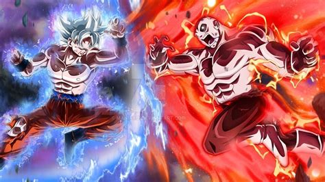 Goku Mastered Ultra Instinct Vs Jiren Full Power Youtube