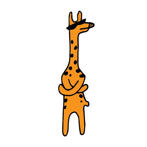 Giraffe  Cartoon Hairu Wallpaper