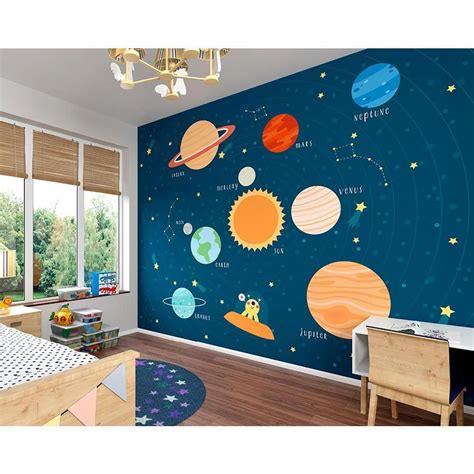 Outer Space Wall Mural Kidsbedroom Kids Room Murals Outer Space