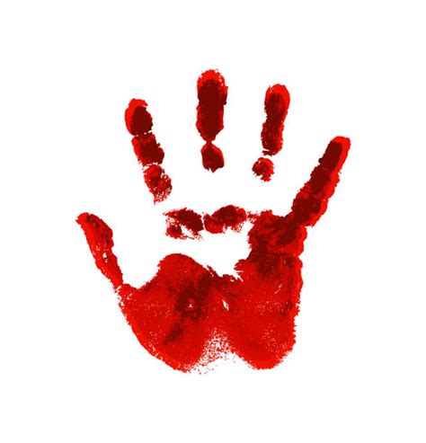 Blood Handprint Illustrations Royalty Free Vector Graphics And Clip Art