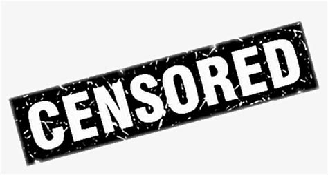 Censored Black PNG Image Transparent PNG Free Download On SeekPNG