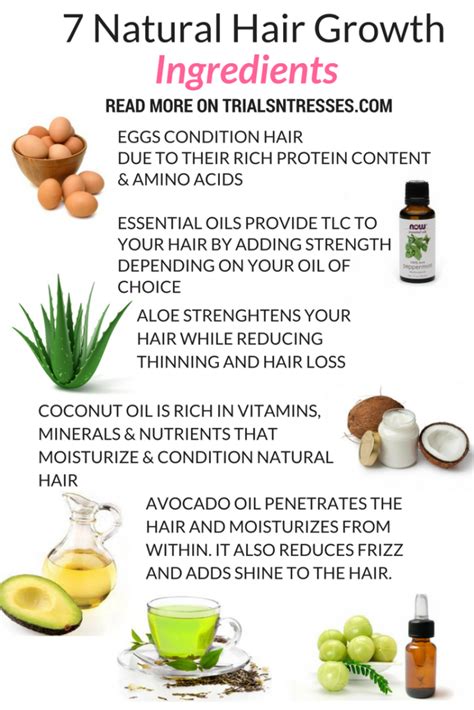 Add These To Your Regimen Asap Top 7 Natural Hair Growth Ingredients