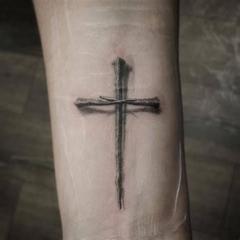 Everyone knows about the crucifixion of christ…it was done with nails. Image result for cross nail tattoo | Tatuajes religiosos ...