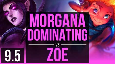 Morgana Vs Zoe Mid Dominating Korea Challenger V95 Youtube