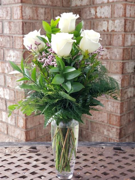 Call your local college station, tx florist and send a gift of flowers along with warm holiday wishes for christmas, dec 25th, 2021. Half Dozen Roses- White in College Station, TX ...