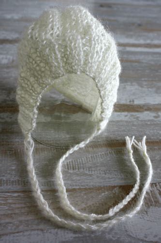 Ravelry Newborn Knit Bonnet Pattern By Little Miss Stitcher