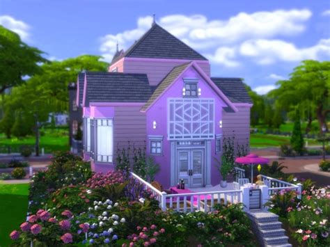 Small Pink Cottage Style House By Pinkgam3r At Mod The Sims Sims 4