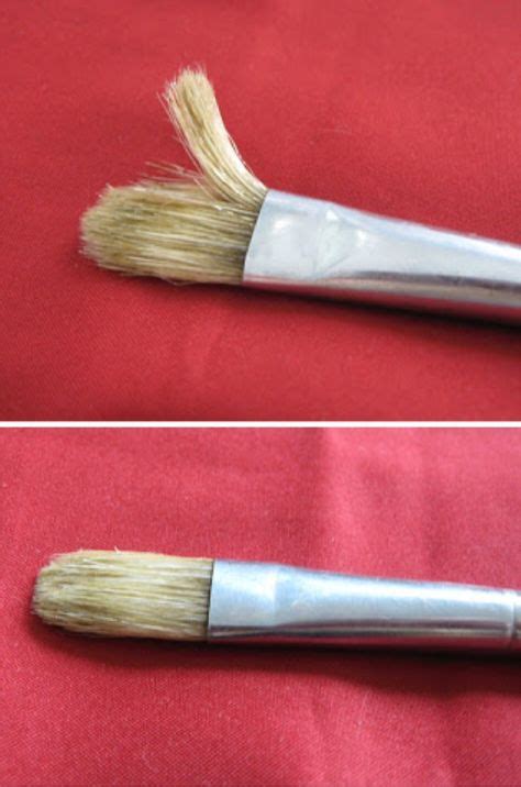 Tips On How To Straighten Hairs On An Art Paint Brush Via About