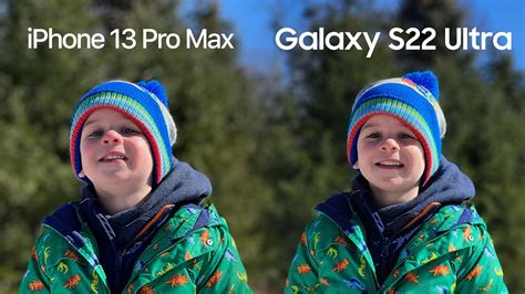 Kameravergleich Samsung Galaxy S22 Ultra Vs Apple Iphone 13 Pro Max