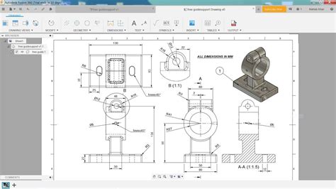 The drawing workspace is extremely useful as well. How to make 2D drawing in Autodesk Fusion 360 - YouTube ...