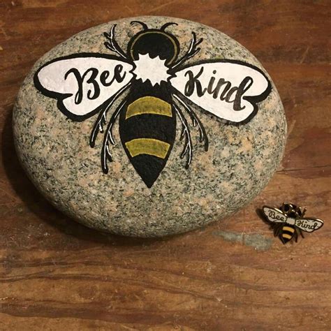 Unbelievable Greatest Painted Rock Bumble Bee Concepts Painted Rocks