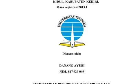 Contoh Cover Skripsi Uin Bandung Contoh Makalah Terbaru 2021 Otosection