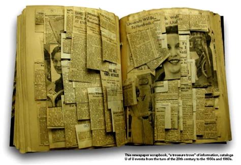 Carla Wiechers Scrapbook Of Newspaper Clippings