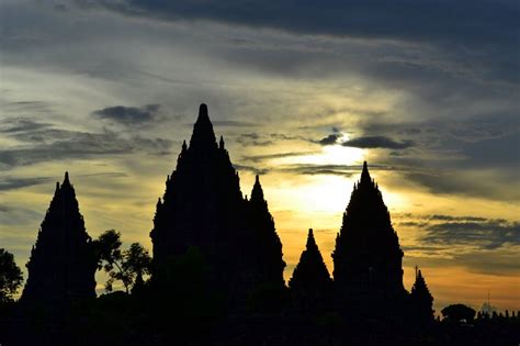 Prambanan Sunset Photo