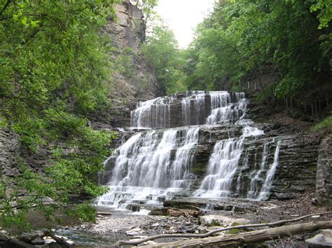 Cornell University A Waterfall In Cascadilla Gorge Ithac Flickr