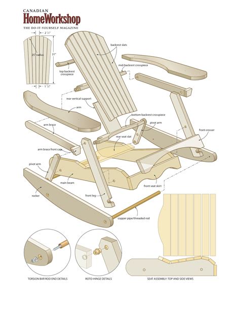 Adirondack Rocking Chair Plans The Best Chair Review Blog