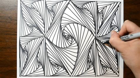 Cool Sketch Doodle Technique Drawing A Random Pattern Youtube