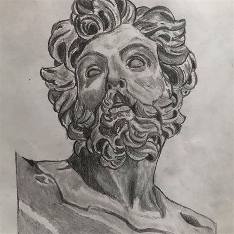 Zeus A L Piz Drawing Draw Dise Otattoo In Realistic Art