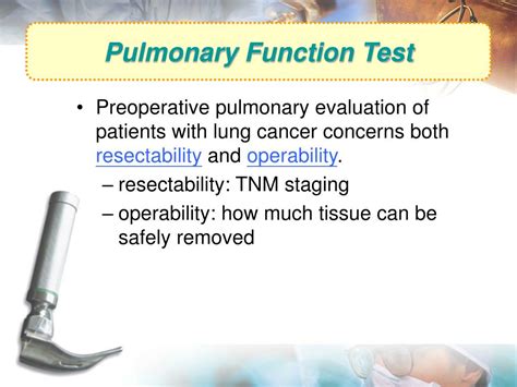 Ppt Preoperative Pulmonary Function Evaluation In Lung Resection