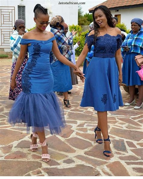South African Shweshwe Dresses Designs 2019 Latest African