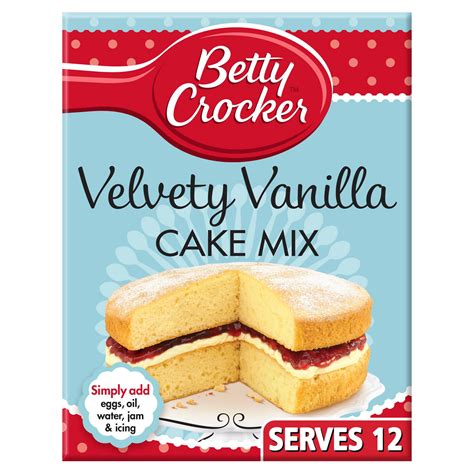 Hope you like this easy vanilla cake recipe. Betty Crocker Velvety Vanilla Cake Mix 425g | Home Baking ...