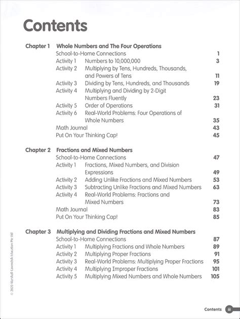 Math In Focus 2020 Extra Practice And Homework Volume A Grade 5