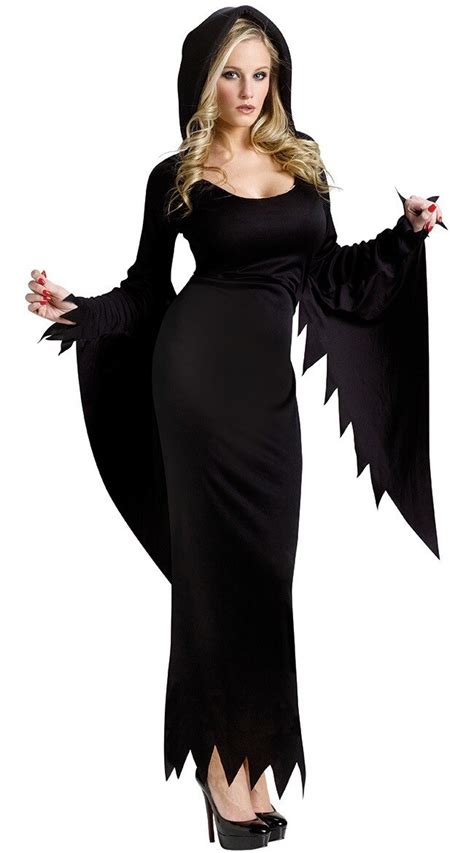 Black Scary Women Ghost Costume Dark Spirit Witch Costumes For Halloween Xz Zombies Costume