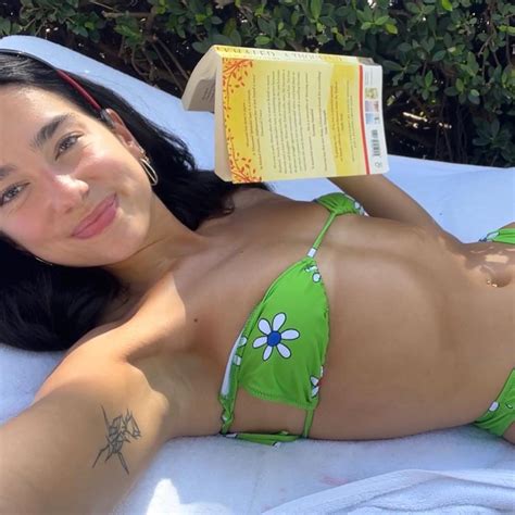 Dua Lipas Stringy Mermaidcore Approved Bikini Was Covered In Sequins