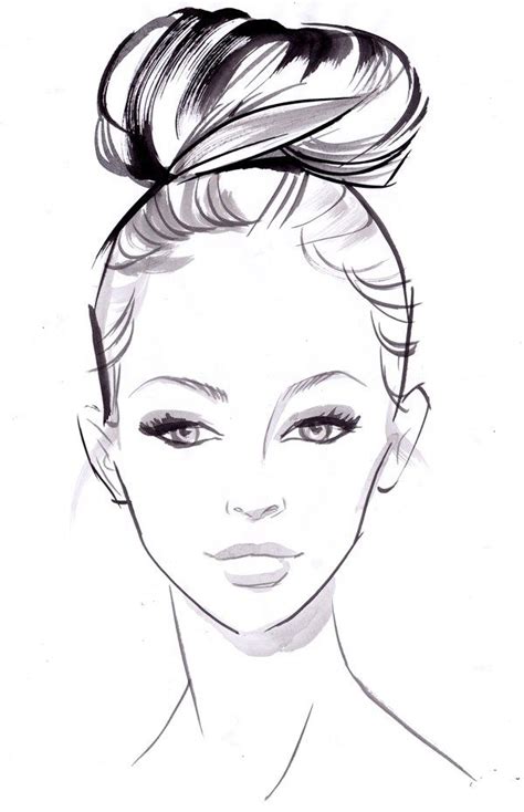 Girl Face Reference We Heart It Sketch Art And Drawing