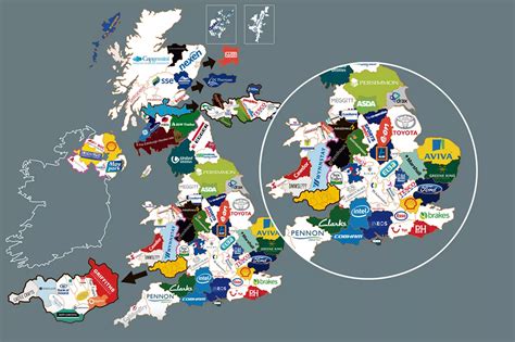 Whos The Business Find Out With Our Amazing Map Showing Britains Top