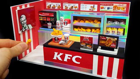 Diy Miniature Real Shop Kfc Shop Decor Kentucky Fried Chicken