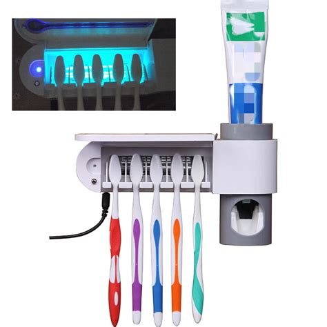 Bath Antibacterial Uv Light Toothbrush Holder Antibacterial Sterilizer