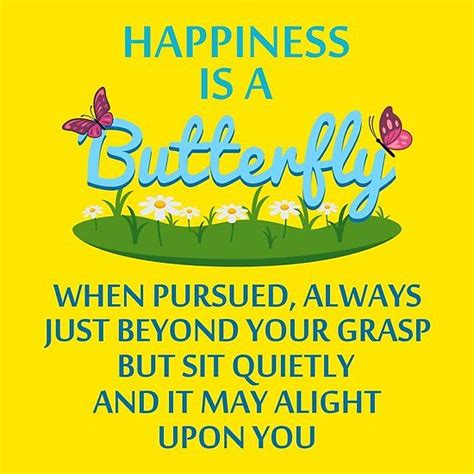 Happiness Is A Butterfly Happiness Is Like A Butterfly When Pursued